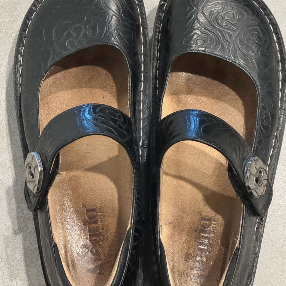 Alegria Black and Tan Footwear